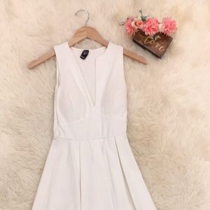 White flare brand new Windsor dress